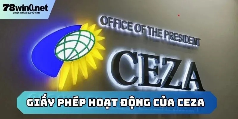 giấy phép hoạt động ceza
