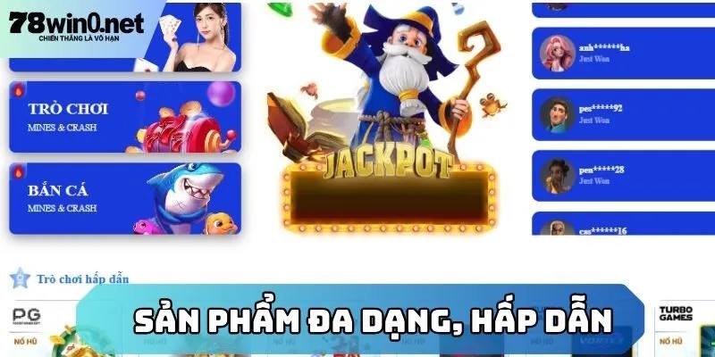 về nhà cái 78win sản phẩm