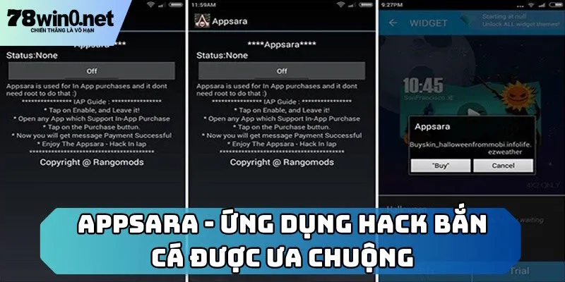 hack bắn cá Appsara